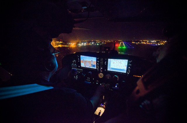 Pilot-controlled lighting licensed airports : FLYER