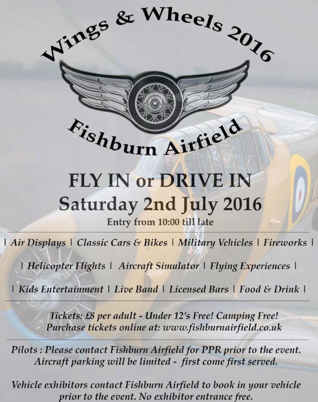 Wings & Wheels 2016, Fishburn FLYER