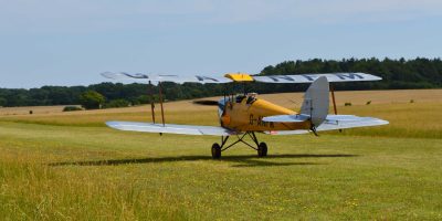 Tiger Moth tailwheel training