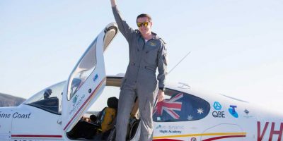 Lachlan Smart 18 year old pilot