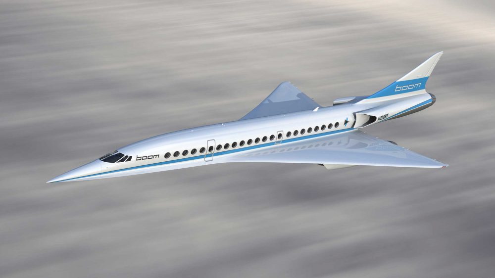 Boom supersonic jet