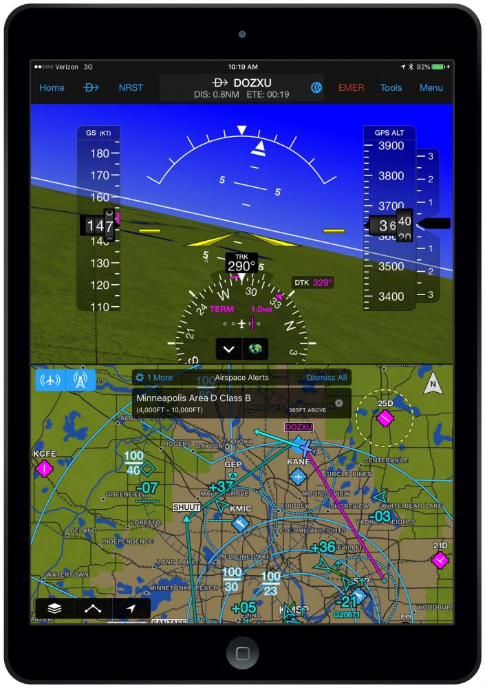 Garmin updates Pilot app with alerts : : FLYER