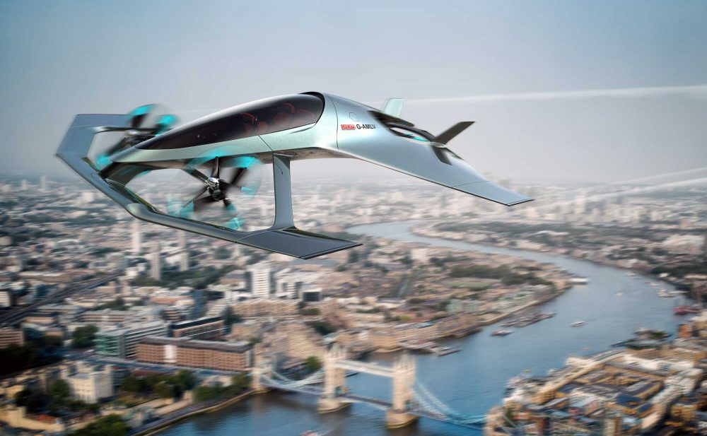Aston Martin reveals stunning hybridelectric flying car concept FLYER