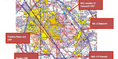 Birmingham airspace VRPs