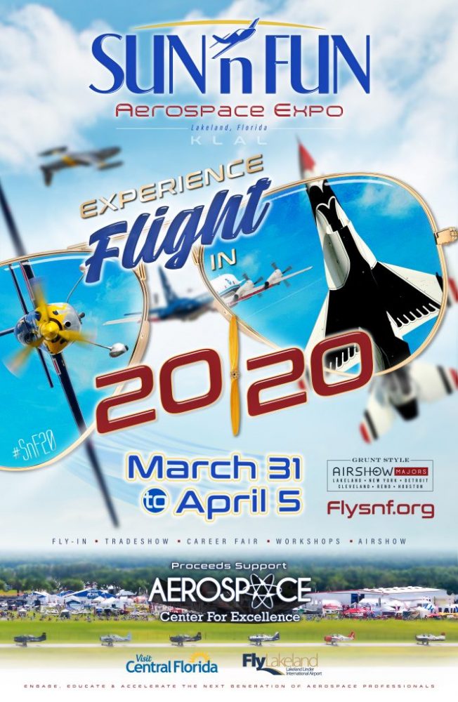 Sun 'n Fun Aerospace Expo, Florida rescheduled FLYER