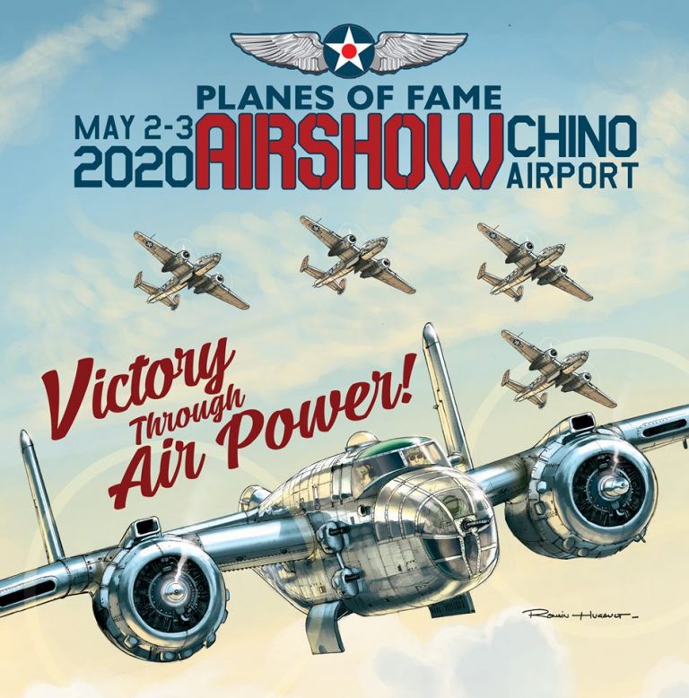 Planes of Fame Airshow, Chino, USA cancelled FLYER