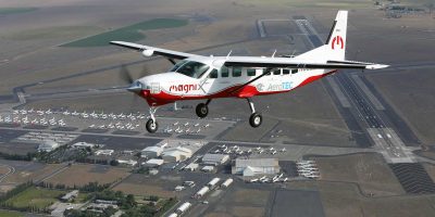 MagniX eCaravan first flight