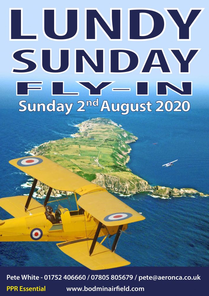 Lundy Sunday fly-in 2020