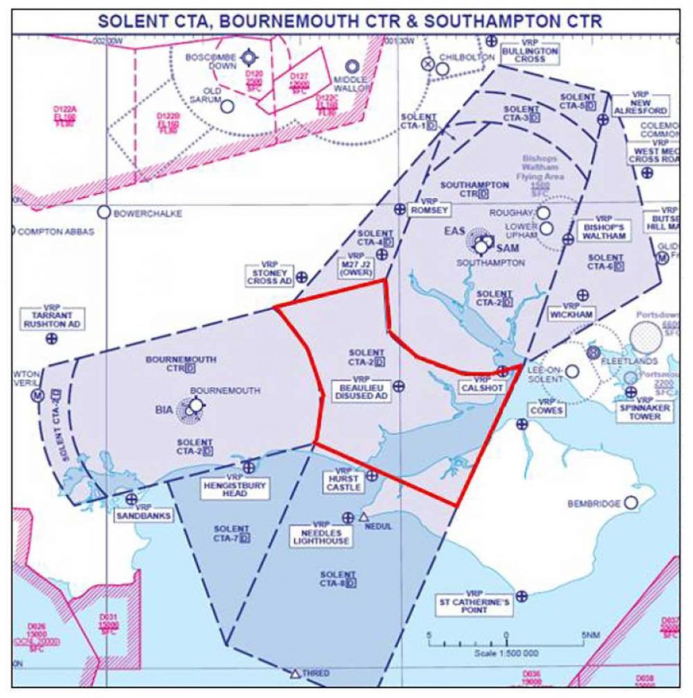 Solent airspace