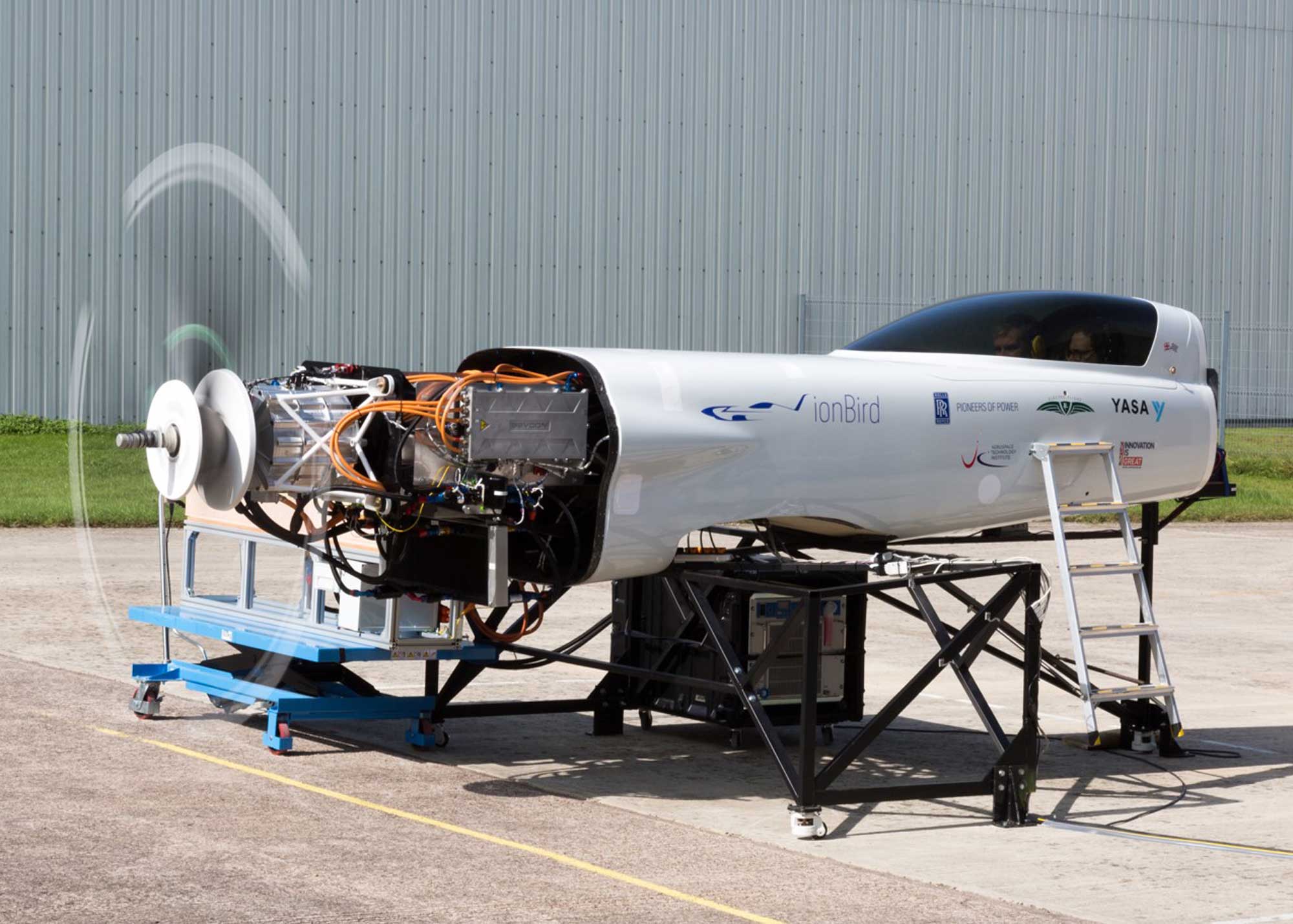 RollsRoyce runs up electric record setter FLYER