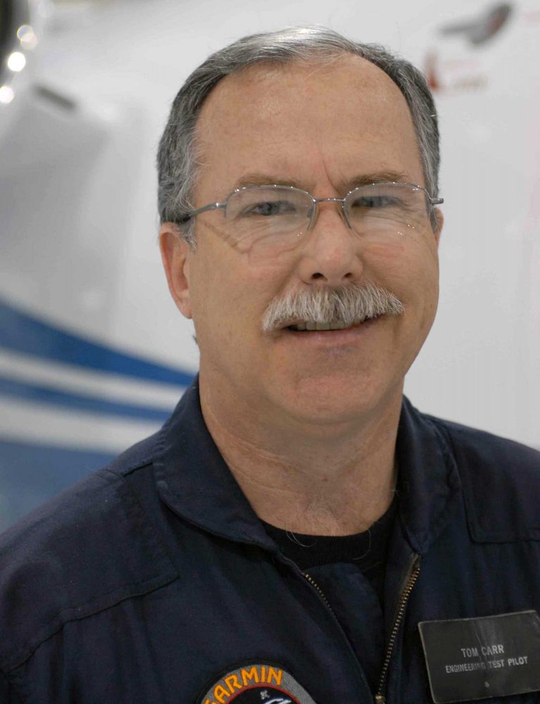 Autoland test pilot honoured FLYER