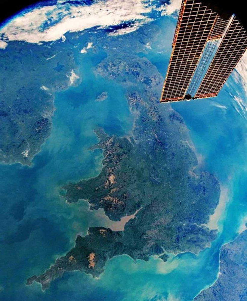UK from Space Nasa photo