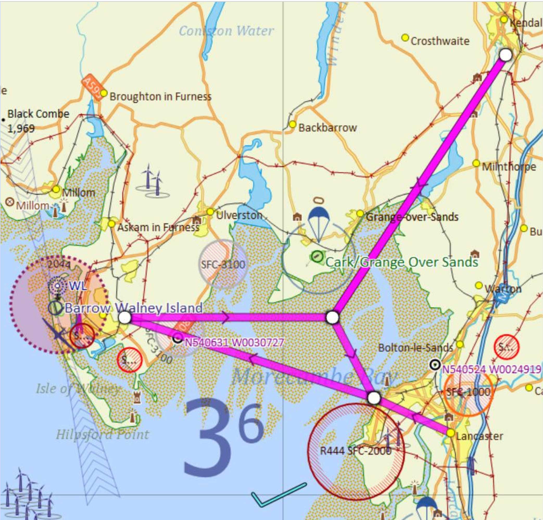 Drones To Fly Across Morecambe Bay FLYER   Morecambe Bay TDA Chart 