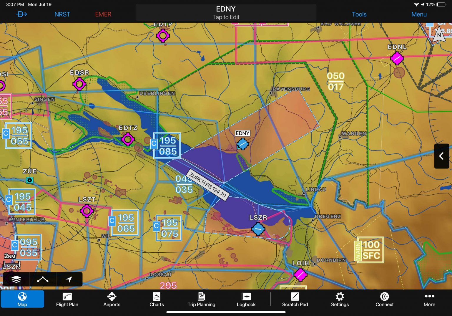 Latest Garmin Pilot uses Europefriendly charts FLYER