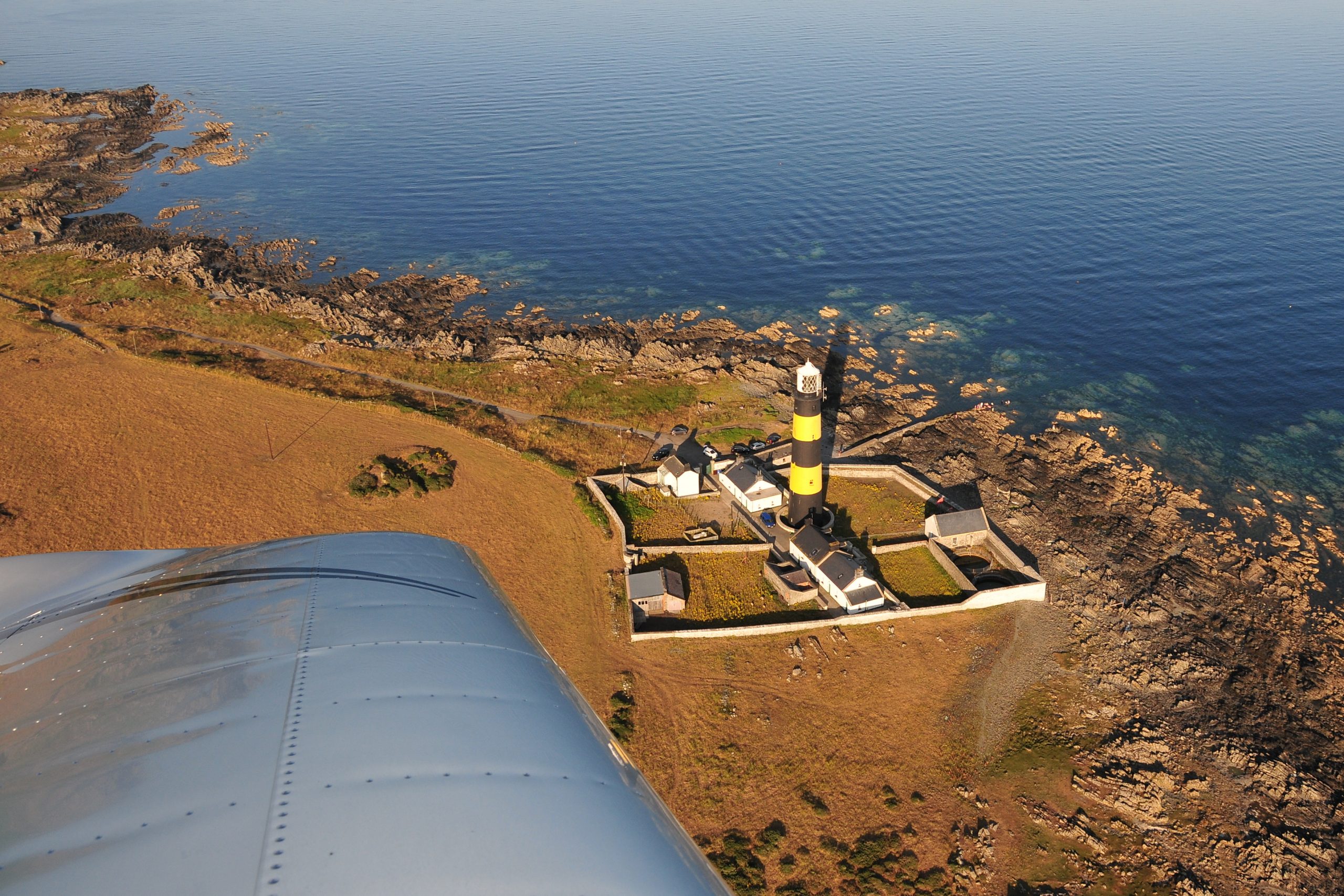 St John's lighthouse in Dundrum Bay