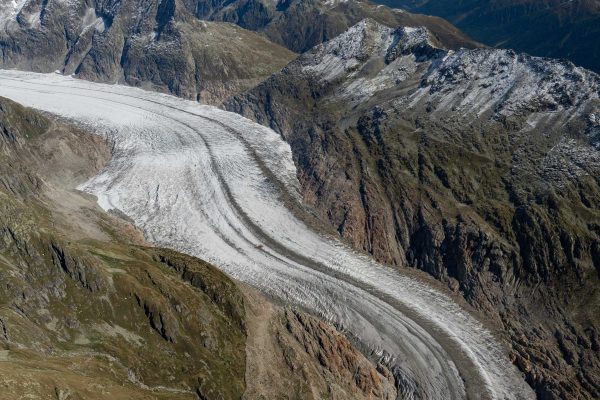 Tongue of the Aletschgletscher, Switzerland (longest in the Alps)