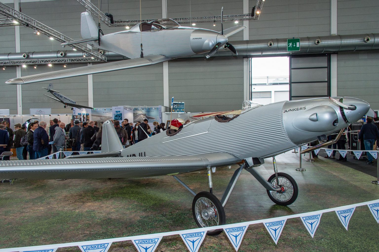 Junkers shows new A60 twoseater and reveals JU52 project FLYER
