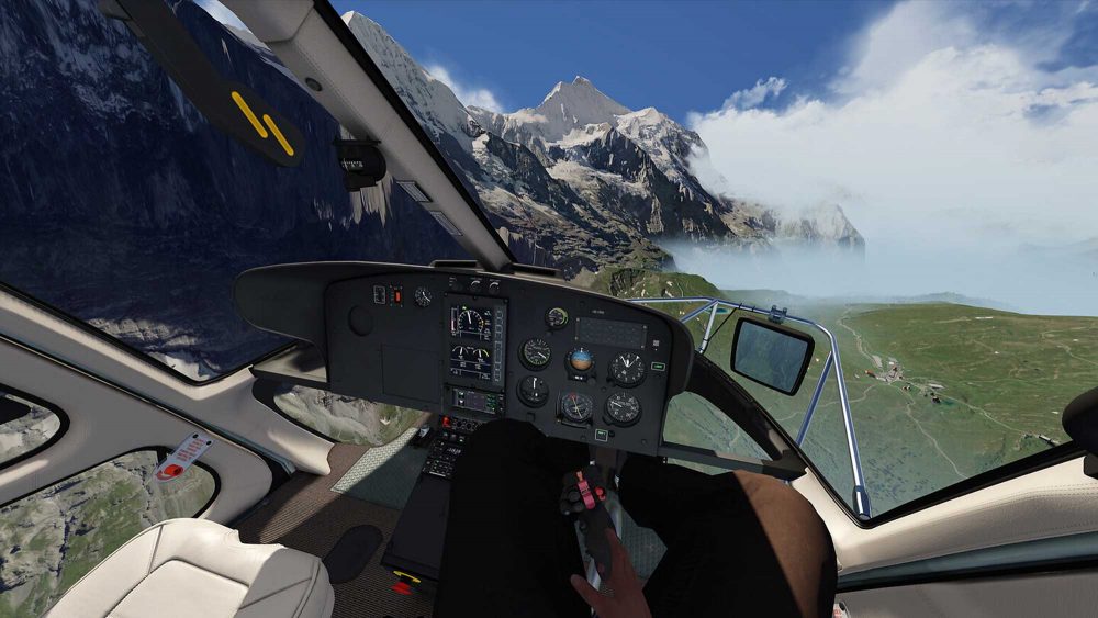 helicopter VR sim