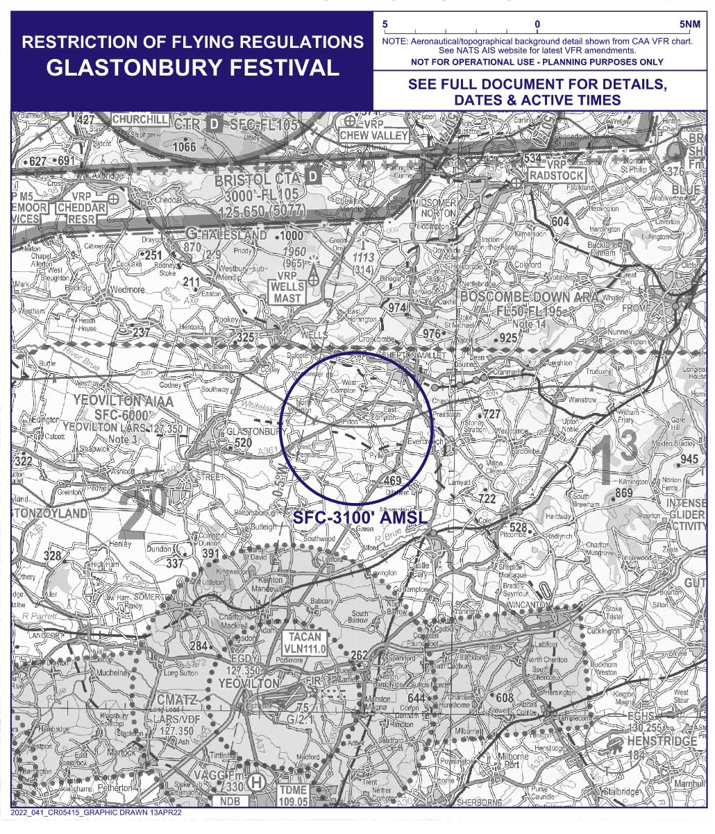 Glastonbury airspace RAT