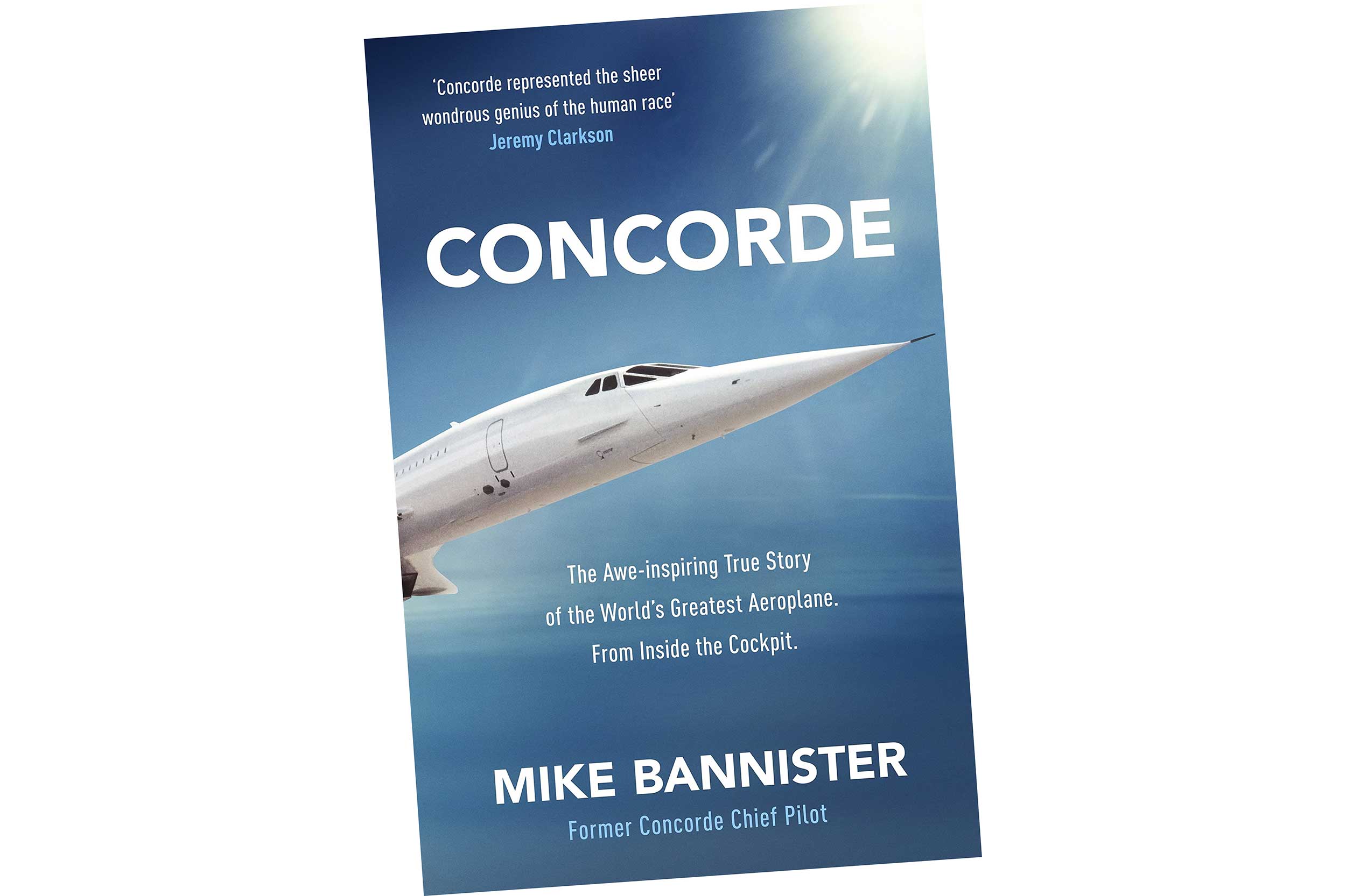 Vols Effectué Housse Signé Mike Bannister Concord Concorde 2001/2 Lon-New York-Lon D 