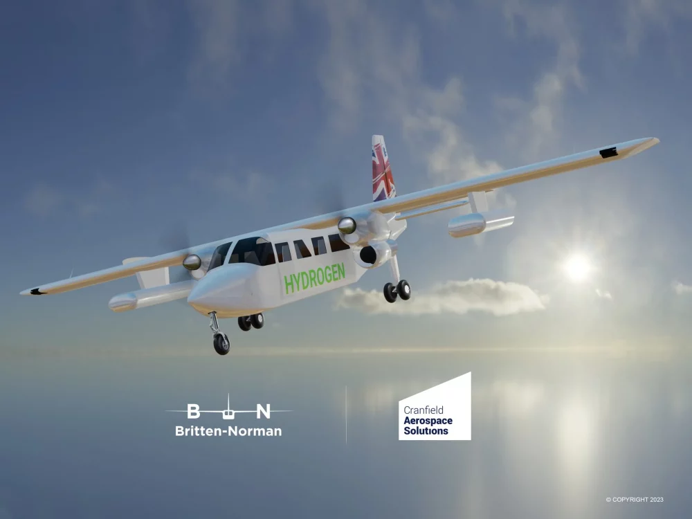 Britten-Norman Islander hydrogen