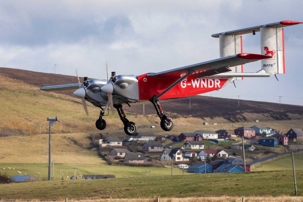 Shetland dron etrial