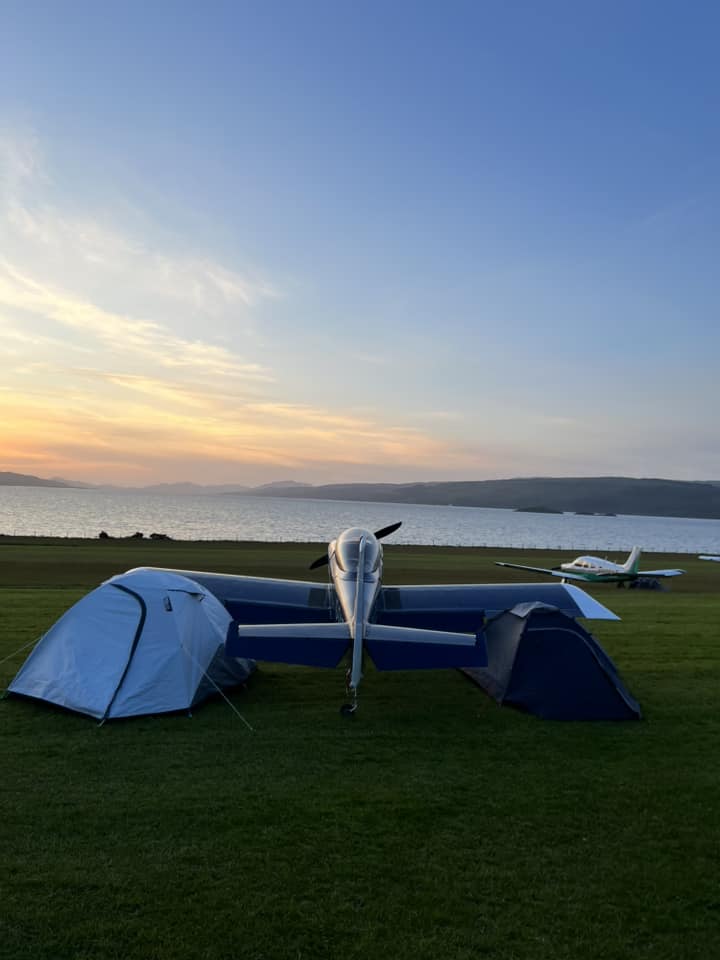 aircraft camping