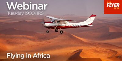 Bush plane flying in Africa Flyer Webinar