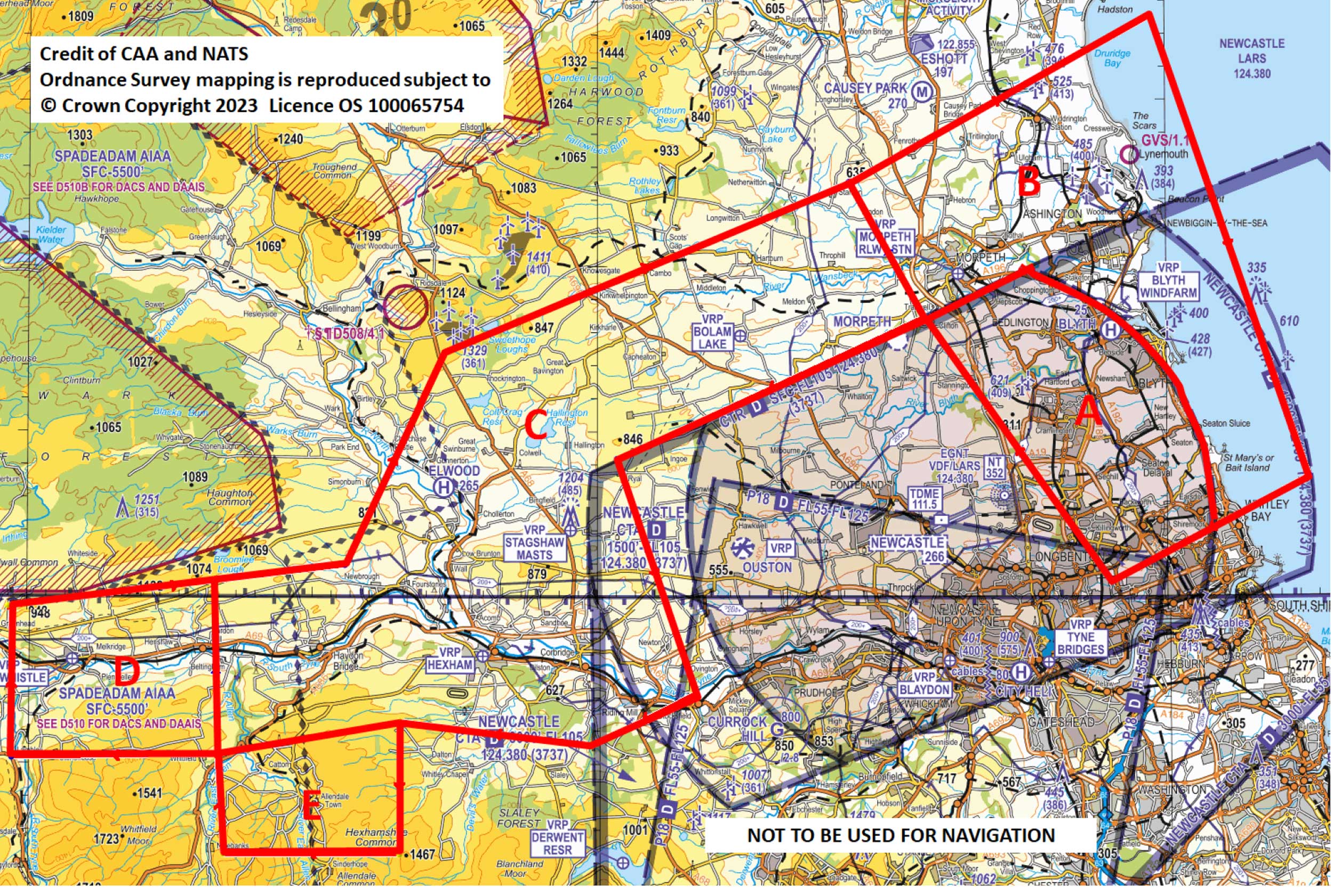 North-East airspace change
