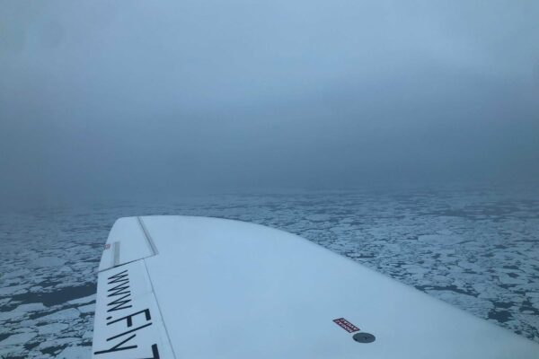 Bad weather on the way to Greenland