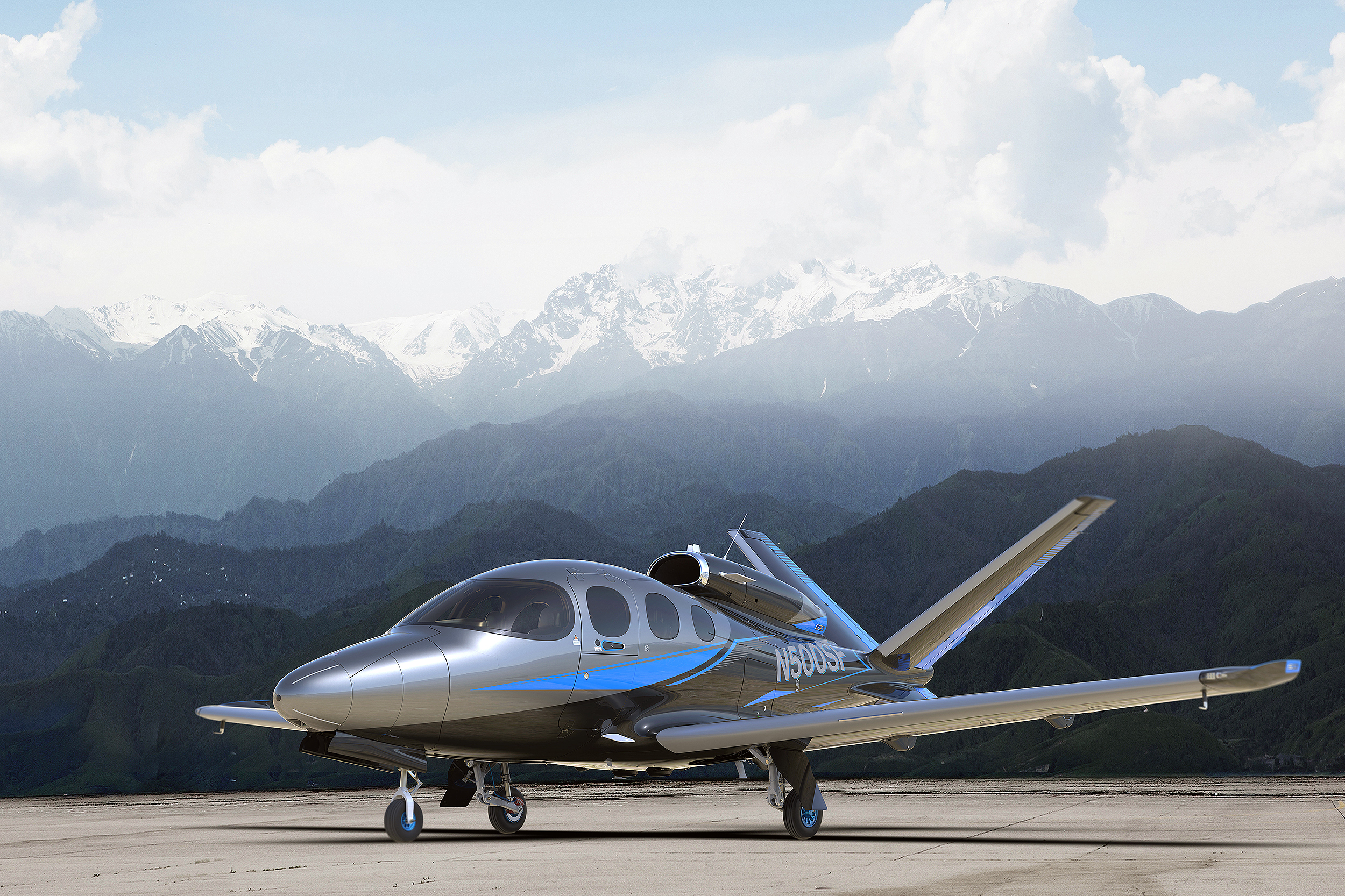 Prefer your Cirrus Vision Jet in a lighter shade? This is the 'Meteorite' scheme