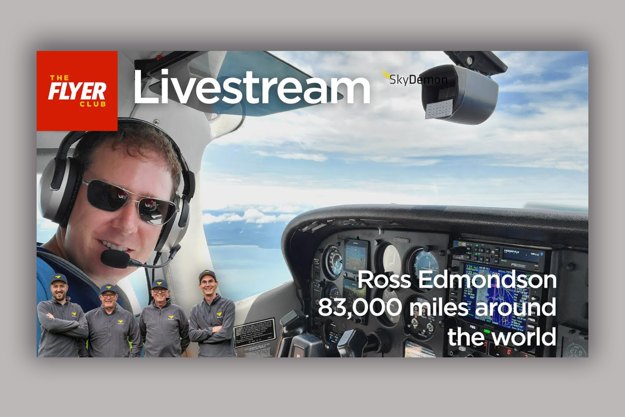 Join earthrounder Ross Edmondson for tonight's Livestream FLYER