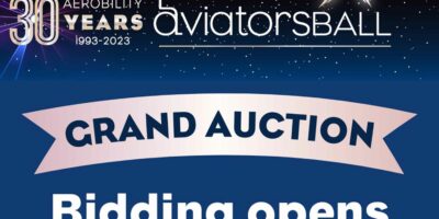 Aerobility auction poster