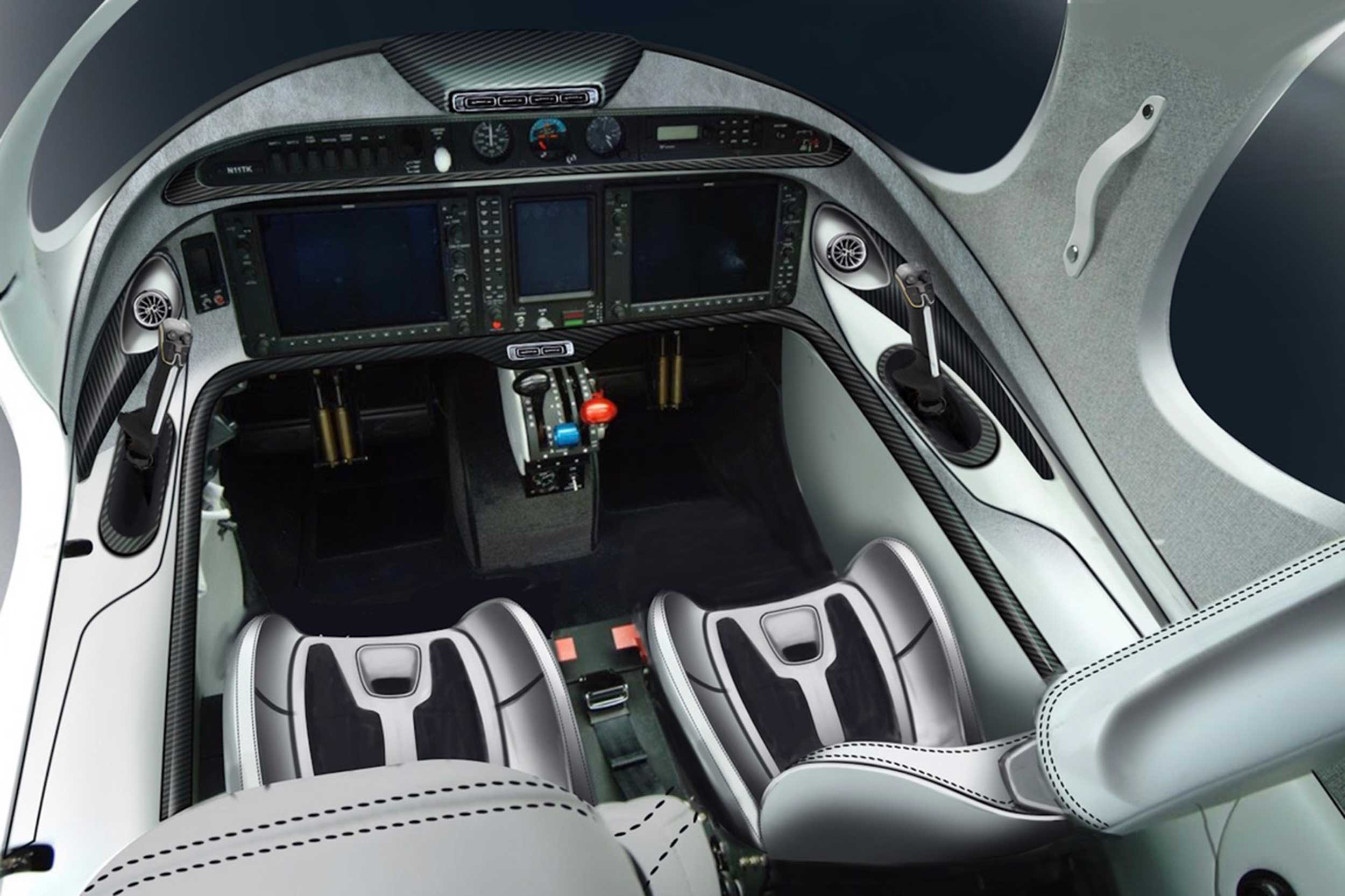 JMB's new interior for the four-seat Evo