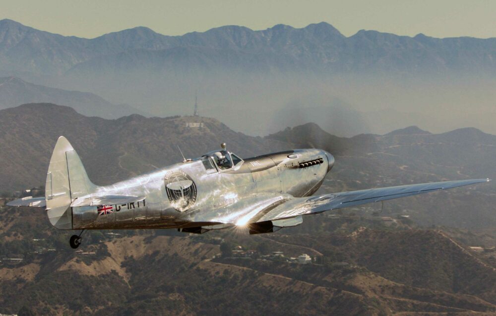 Silver Spitfire goes to Hollywood