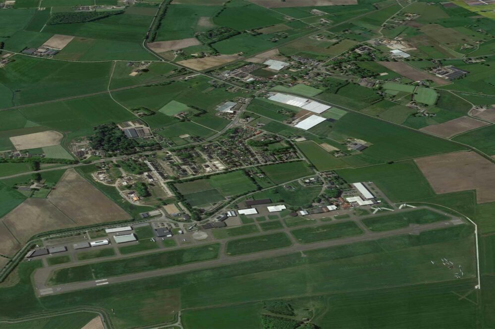 Very green: Teuge International Airport in the Netherlands