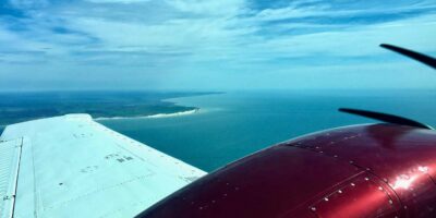 Crossing the English Channel in a Beech Baron