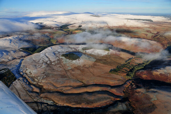 Snow covered Cheviots