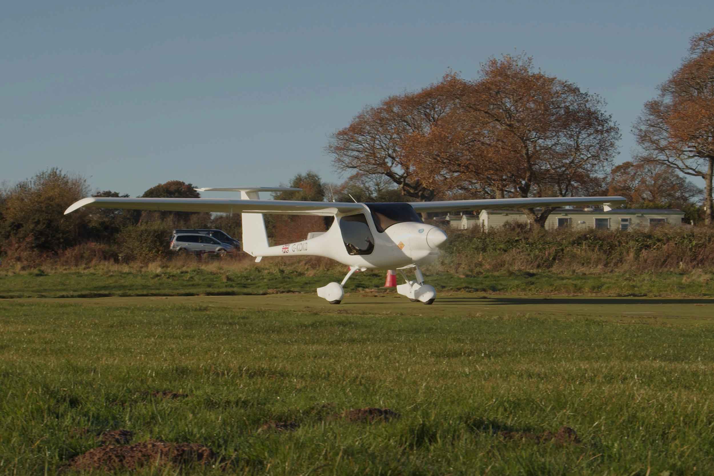 A recent flight from Sandown, where the Pipistrel was charged, to Shoreham, where it was topped up, tested the payment system