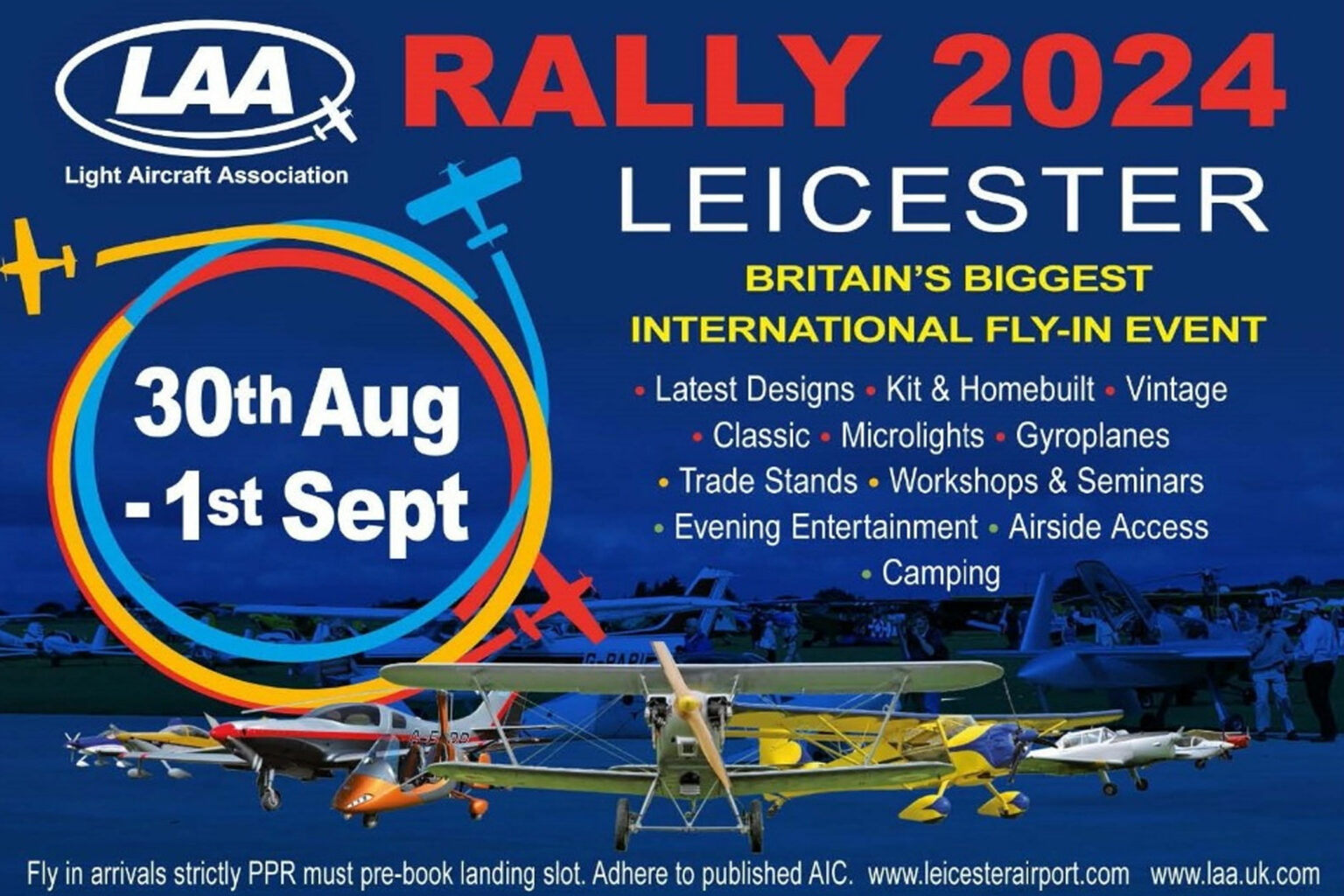 Light Aircraft Association (LAA) Rally 2024, Leicester FLYER