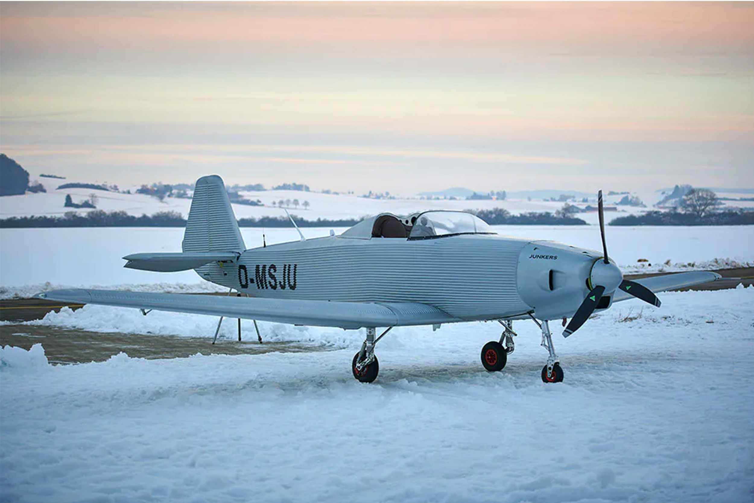 Junkers A60 on snow