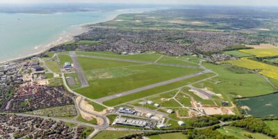 Right by the seaside, Solent Airport