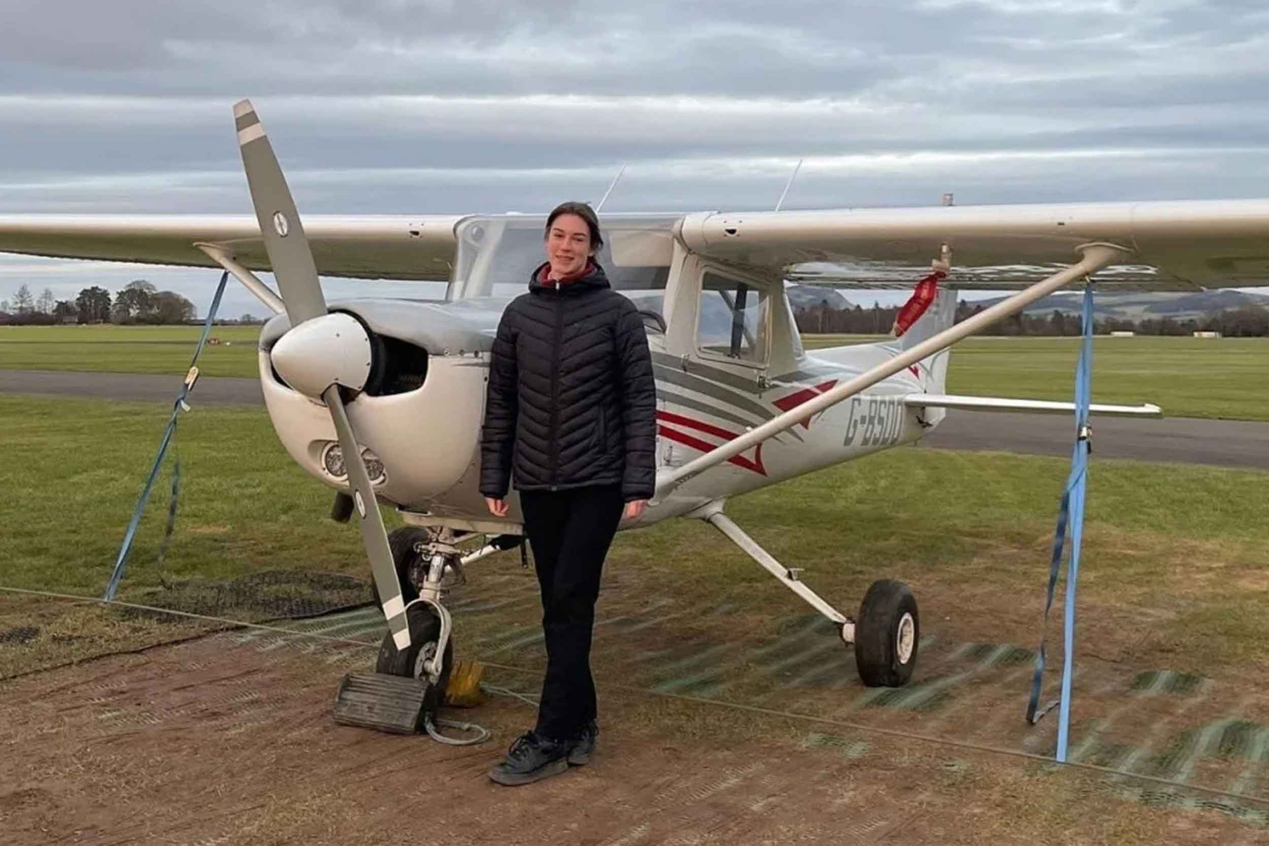 Kate Lenny is aiming to fly seaplanes as a commercial pilot