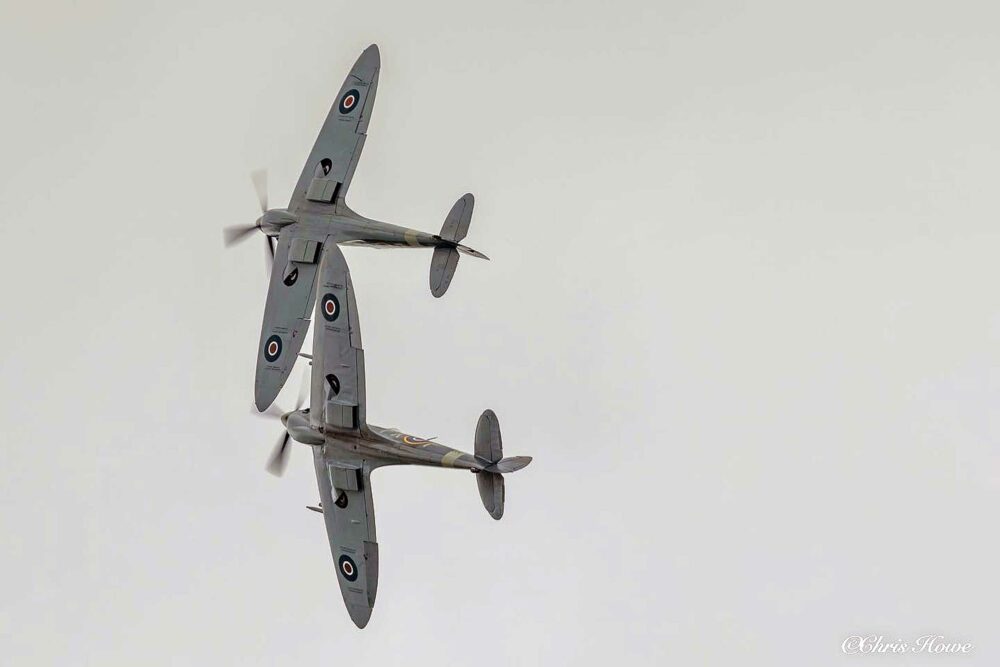 A pair of Aero Legends' Spitfires. Photo: Chris Howe