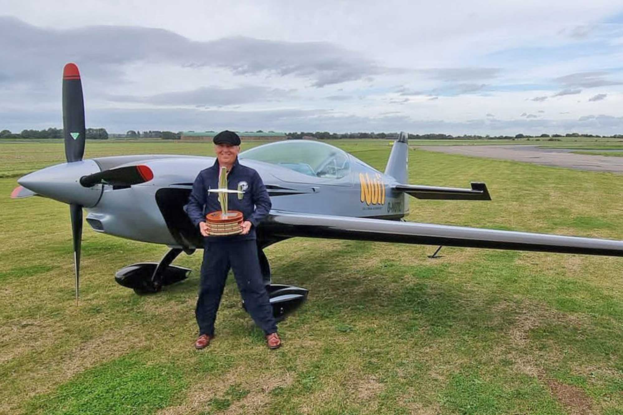 Tom Cassells, 2022 British Champion, now chairman of British Aerobatics