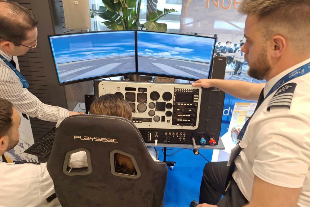 Sim time at Pilot Careers Live Spain