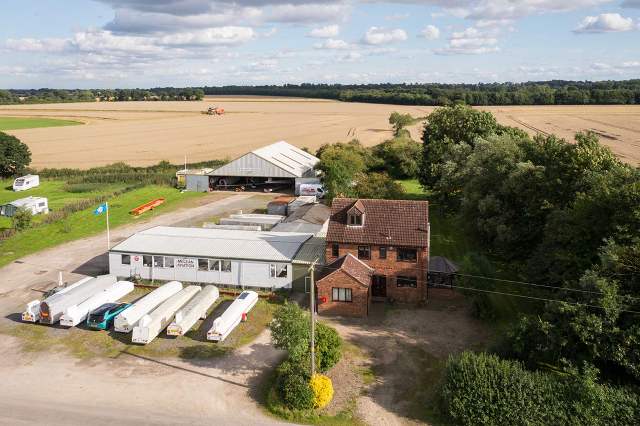 The existing McLean Aviation business premises are part of the sale
