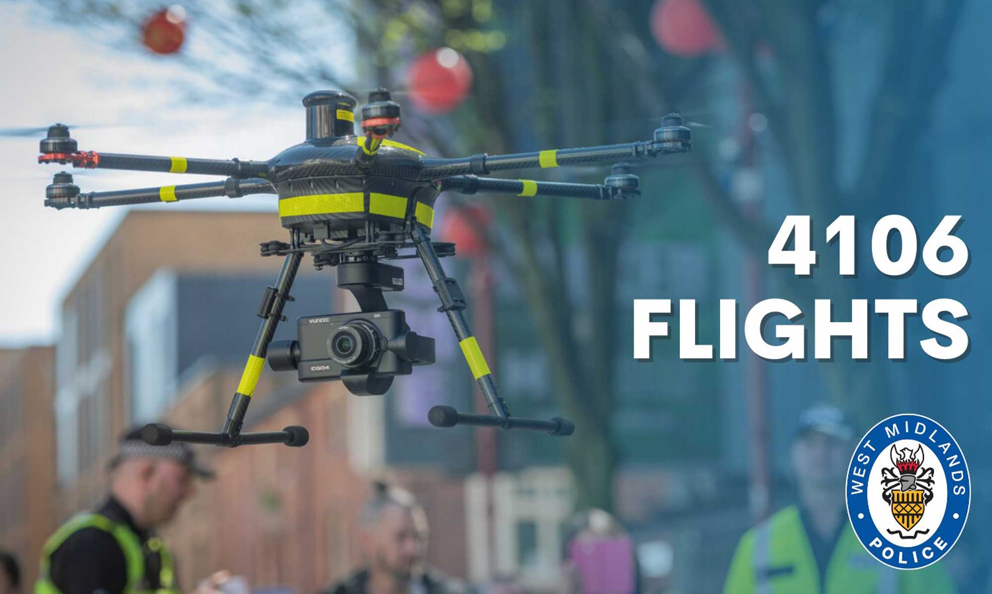 West Midlands Police are using drones. Photo: WMP