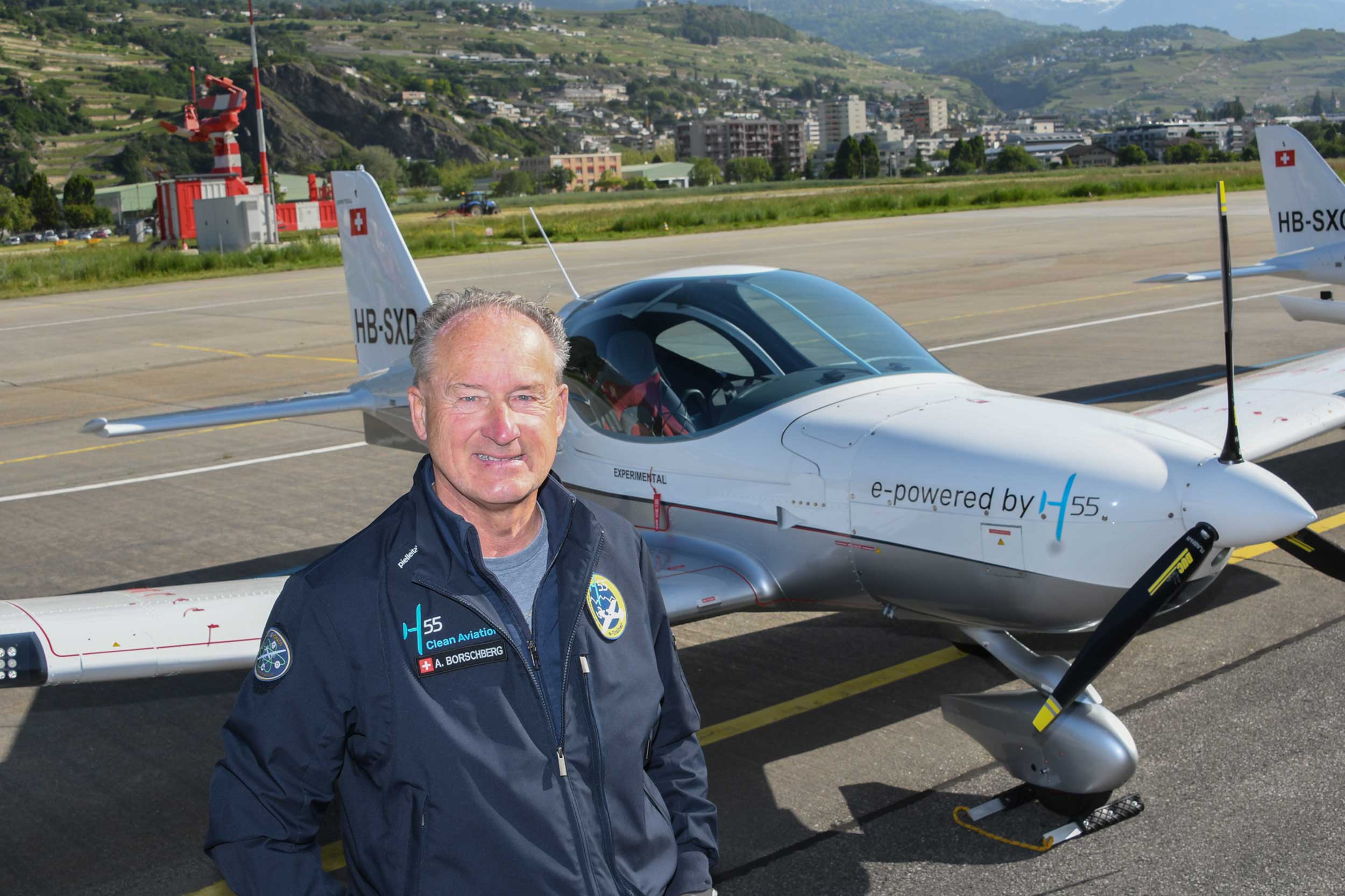 Solar Impulse pilot Andre Borschberg is one of the team behind H55