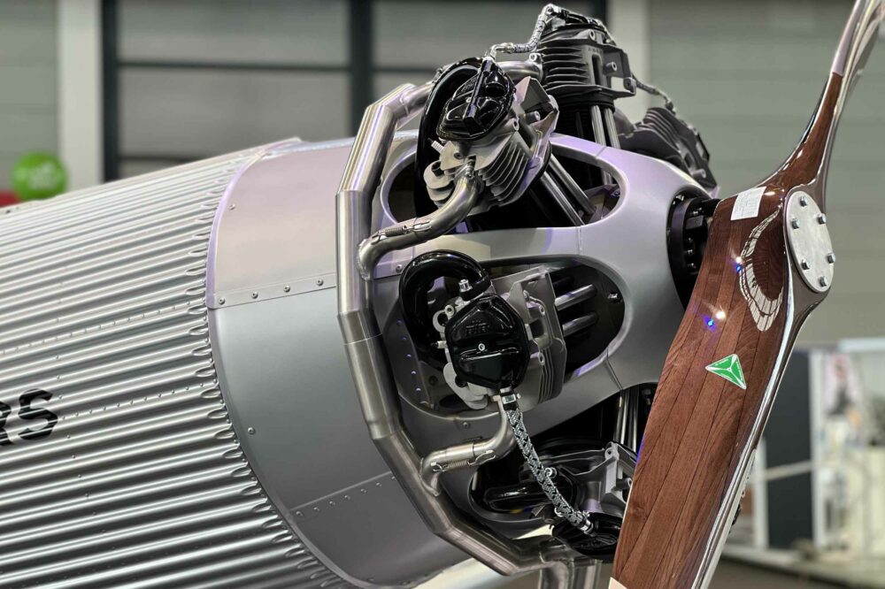 Close-up of the Verner seven-cylinder 122bhp radial engine fitted to the Junkers A50 Heritage